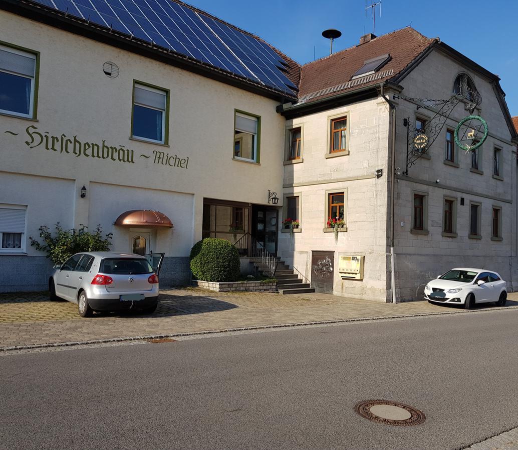 Gasthof Hirschenbraeu Michel Rauhenebrach Dış mekan fotoğraf